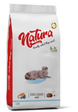 Natura Somonlu -Yaban Mersini Az Tahıllı Yetişkin Kedi Maması 2.25 kg
