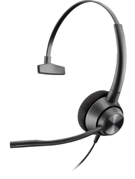 Poly EncorePro 310 Mikrofonlu Kablolu Kulak Üstü Kulaklık Siyah