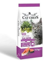 Cat Chefs Somonlu Kısırlaştırılmış Tahılsız Yavru - Yetişkin Kedi Maması 15 kg