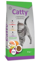 Catty Somonlu Kısırlaştırılmış Tahılsız Yetişkin Kedi Maması 15 kg