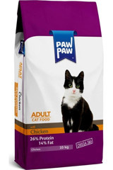 Paw Paw Tavuk Tahıllı Yetişkin Kedi Maması 10 kg