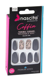 Nascita 146 French Mat 24'lü Küt Çok Renkli Takma Tırnak