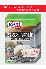 Kent Şekerli Vanilin 15x5 gr
