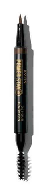 Avon Power Stay Suya Dayanıklı Çift Taraflı Kaş Kalemi Açık Kahverengi