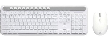 HP CS500 Beyaz Kablosuz Klavye Mouse Seti