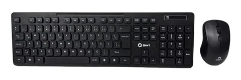 Qpart W100 Siyah Kablosuz Klavye Mouse Seti