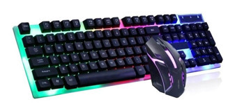Platoon PL-357 Işıklı Beyaz Kablosuz Klavye Mouse Seti