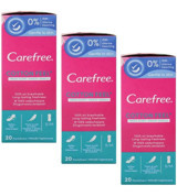 Carefree Cotton Feel Fresh Scent 3 Adet 20'li Normal Günlük Ped