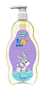 Uni Baby Looney Tunes Yenidoğan Normal Ciltler İçin Bebek Şampuanı 700 ml