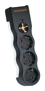 Tunçmatik Powersurge TSK5082 3'lü Soket Kablosuz Tekli 525 J Akım Korumalı Priz
