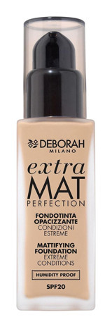 Deborah Extra Mat Perfection Fondöten No:00 Güneş Koruyuculu Likit Şişe Fondöten 30 ml