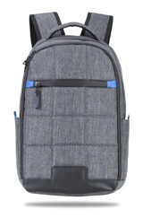 Classone BP-IT604 La Spezia Gözlü Su Geçirmez Tekstil 15.6 inç Sırt Laptop Çantası Gri