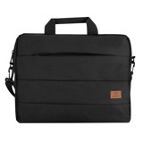 Addison 300120 Gözlü Su Geçirmez Polyester 15.6 inç Laptop Çantası Siyah