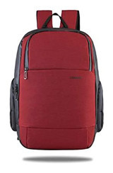 Classone Bp-It805 Gözlü Su Geçirmez Polyester 15.6 inç Sırt Laptop Çantası Bordo