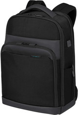 Samsonite Kf9-09-003 Şarjlı Gözlü Korumalı Polyester 14.1 inç Sırt Laptop Çantası Siyah