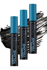 Avon Supershock Volume Loader Hacim Veren Suya Dayanıklı Blackest Black Maskara 3'lü