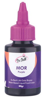 Dr. Gusto Mor Su Bazlı Sıvı Gıda Boyası 60 gr