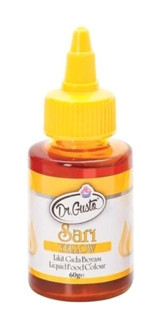 Dr. Gusto Sarı Su Bazlı Sıvı Gıda Boyası 60 gr