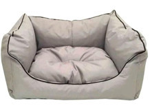 Catmozz Yıkanabilir 60 x 50 cm Sepet Kedi Yatağı Gri