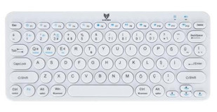 Blueforce Bt-k95 2.4Ghz Türkçe Q Kablosuz Gümüş Standart Klavye