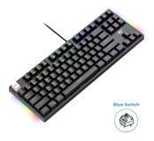Havit Gamenote KB890L İngilizce Q RGB Blue Switch Kablolu Siyah Mekanik Klavye