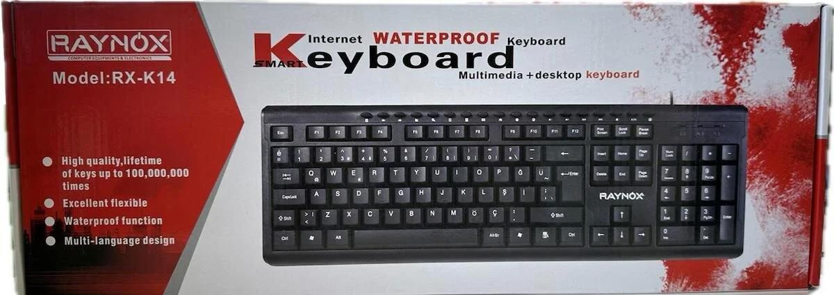 Raynox RX-K14 Türkçe Q Kablolu Siyah Standart Klavye