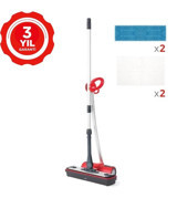 Polti Moppy 1500 W 3 bar Kablosuz Şarjlı Buharlı Temizleyici