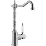 Artema A4215406 Kuğu Çift Girişli Aç Kapa Eviye Bataryası Gümüş