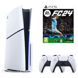 Sony Playstation 5 Slim Standart Edition 1 TB 2 Dualsense Kollu Oyun Konsolu + FC 24 Oyun
