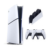 Sony Playstation 5 Slim CD Edition 1 TB 2 Dualsense Kollu Oyun Konsolu + Dualsense Şarj İstasyonu