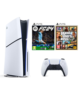 Sony Playstation 5 Slim CD Edition 1 TB Oyun Konsolu + FC 24 Oyun + GTA 5 Oyun