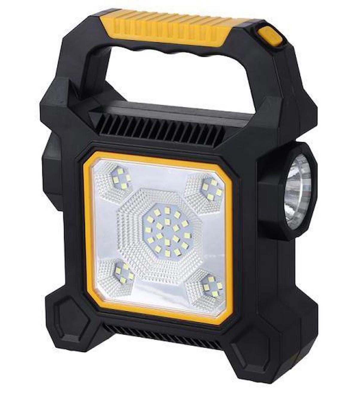 Powermaster JY-258C Basmalı Güneş Enerjili LED Şarjlı Masa Feneri