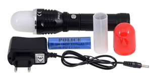 Police PS-22 Basmalı LED Şarjlı El Feneri