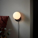 Rsylight Kablolu Tekli Cam Aplik Siyah