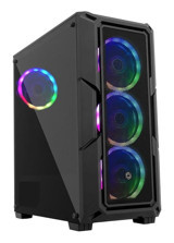 Frisby FC-9430G RGB Mesh 4 Fanlı Siyah 650 W Dikey Kullanım ATX Oyuncu Bilgisayar Kasası