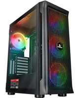 Rampage Prolix RGB Mesh 4 Fanlı Siyah 850 W Dikey Kullanım ATX Oyuncu Bilgisayar Kasası