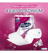 Papia 4 Katlı 64'lü Rulo Tuvalet Kağıdı
