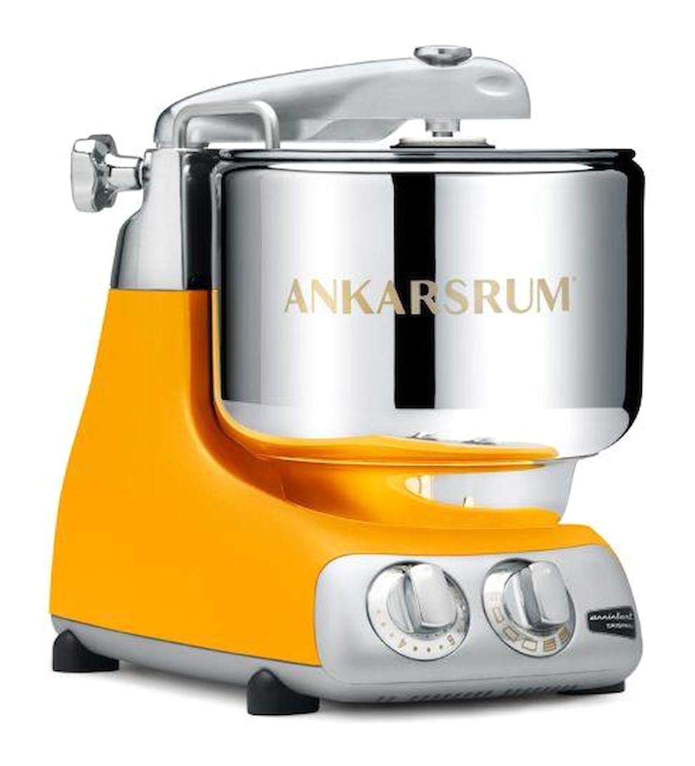 Ankarsrum AKM 6230 BD Alüminyum 1500 W 7 lt Standlı Hamur Yoğurma ve Mutfak Şefi Turuncu