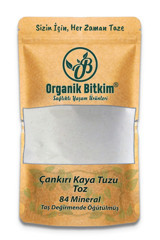 Organik Bitkim İyotlu Toz Kaya Tuzu Paket 500 gr