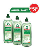 Frosch Aloe Vera Kokulu El Bulaşık Deterjanı 3x750 ml