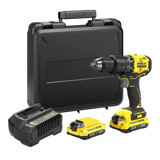 Stanley Sbd715D2K 18 V 2 Ah Kömürsüz Darbeli Çift Akülü Vidalama Makinesi