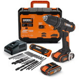 Worx Wx370 1.4 V 2 Ah Darbeli Çift Akülü Vidalama Makinesi