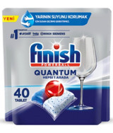 Finish Powerball Quantum Hepsi 1 Arada Tablet Bulaşık Makinesi Deterjanı 40 Adet