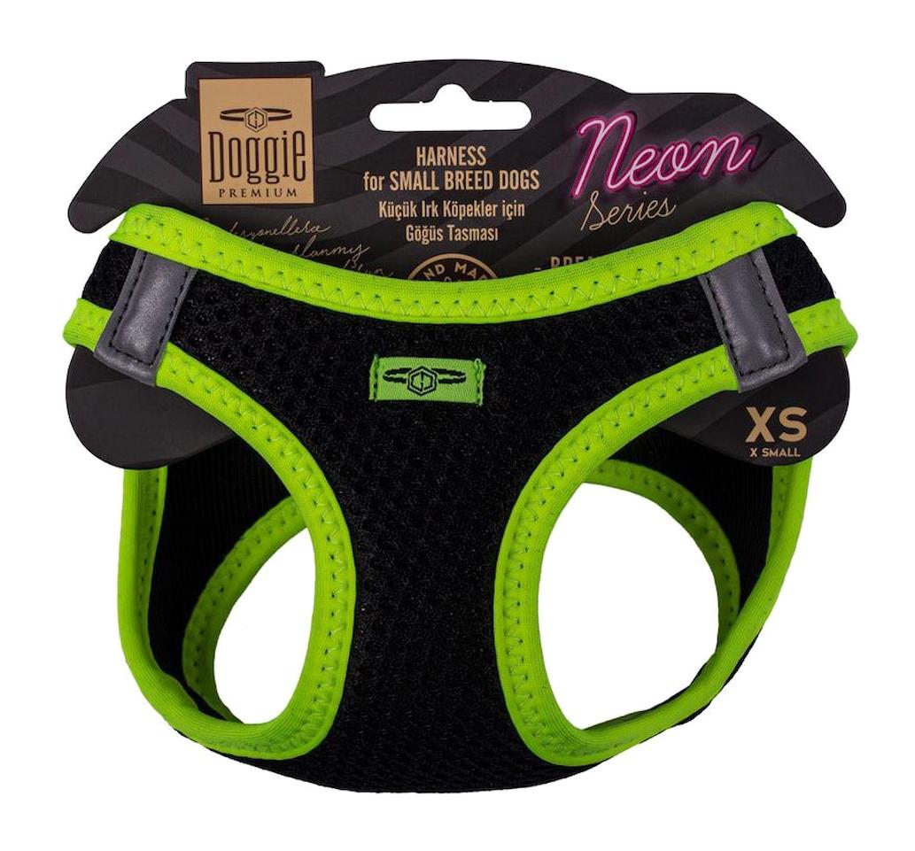 Doggie Ayarlanabilir XS Göğüs Köpek Tasması Yeşil