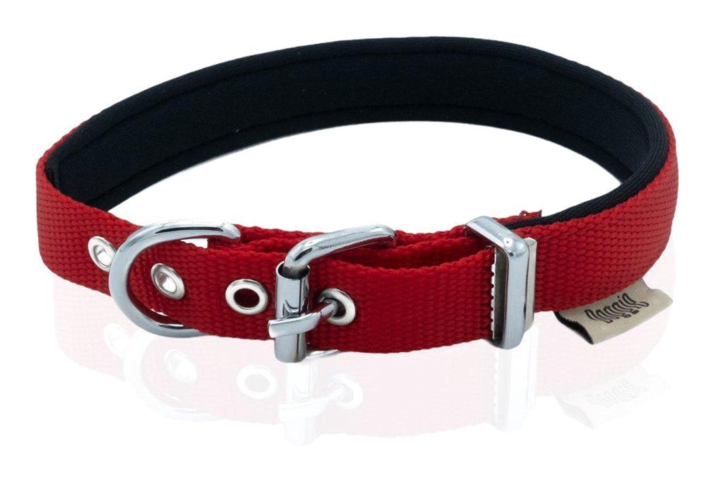 Doggie Ayarlanabilir 40 cm Boyun Köpek Tasması Kırmızı