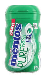 Mentos Pure Fresh Yeşil Naneli Sakız 4 Adet