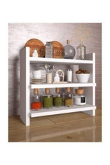 Starmob 3 Raflı Çok Amaçlı Dolap Beyaz 40 x 40 x 15 cm