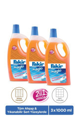 Fakir Magic 2'si 1 Arada Ahşap ve Sert Yüzey Ahşap Temizleyici 3x1 lt