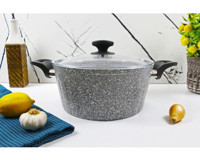 Evita Eco 2 Parça 28 cm Granit Derin Tencere