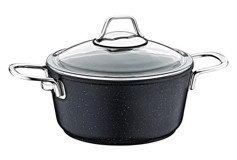 Olika Siyah İnci 2 Parça 24 cm Granit Tencere